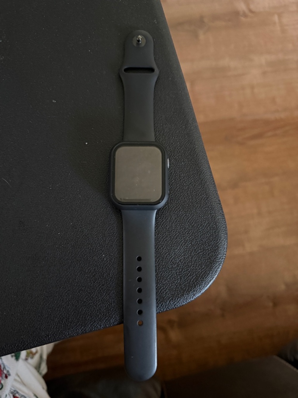 Black Smartwatch with Silicone Band - Unbranded